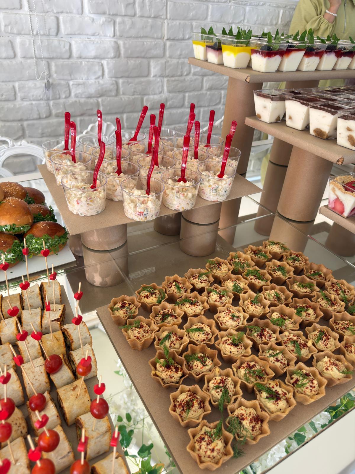 Vanilla Catering mini tatlılar